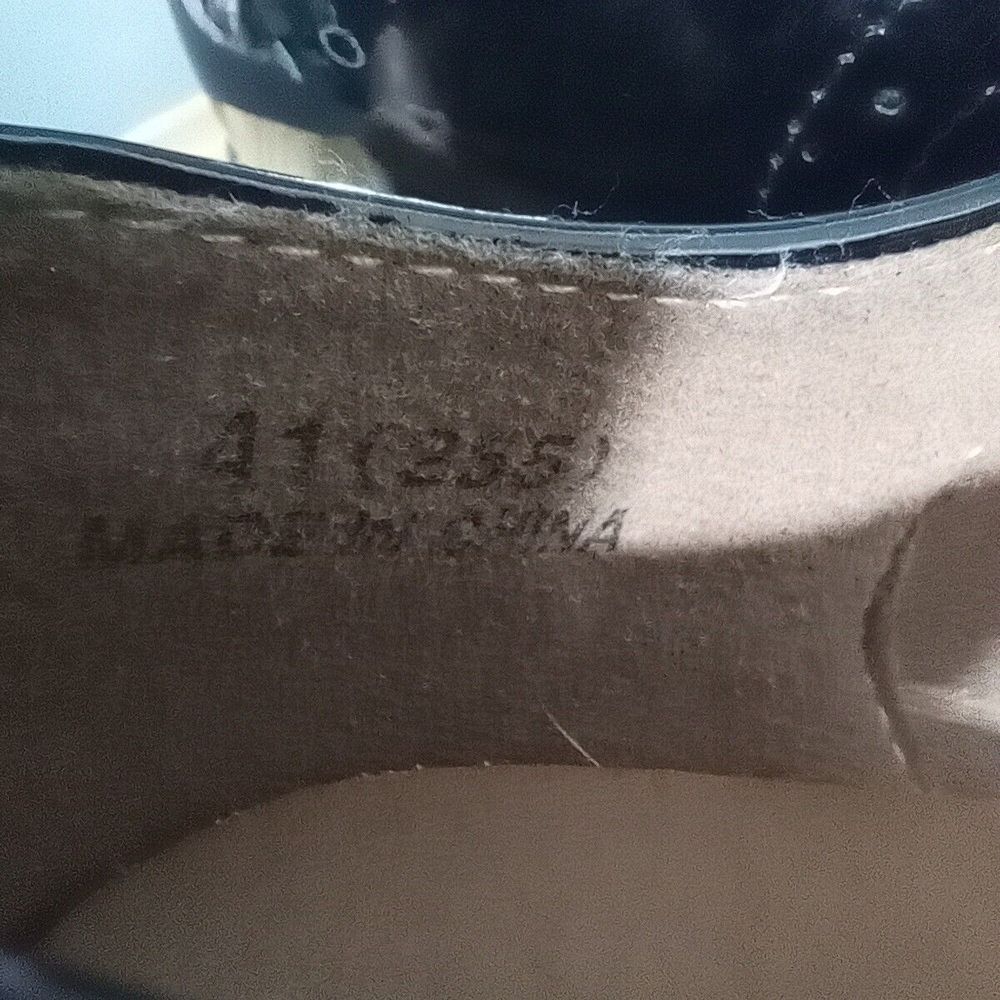 DADAWEN Womens Leather Classic T-Strap Platform Chunky Mary Jane Sz‎ 9.5 Goth - Picture 14 of 16